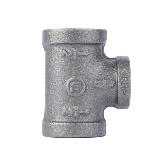 1/2 in. x 1/2 in. x 3/8 in. Black Reducing Tee