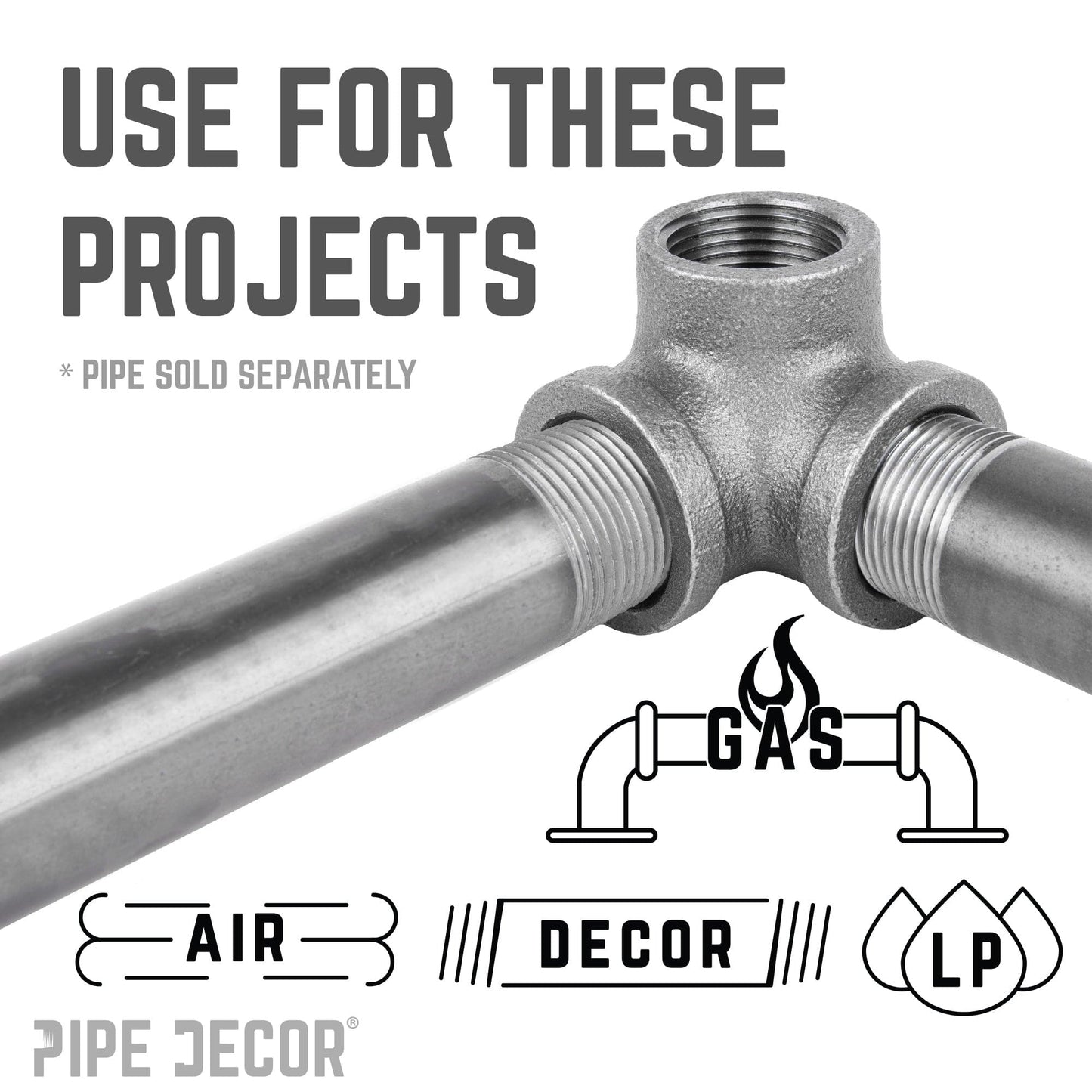 1/2 in. Black Side Outlet Elbow