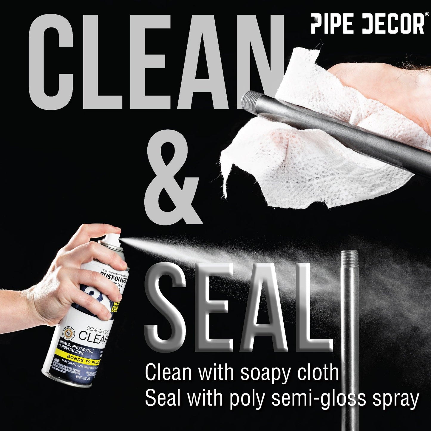 1/4 in. x 1/8 in. Black Bushing