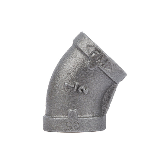 1/2 in. Black 45 Degree Elbow