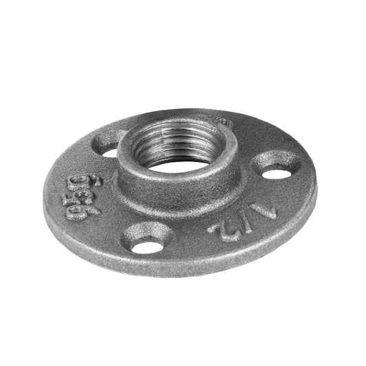 1/2 in. Black Mini Flange