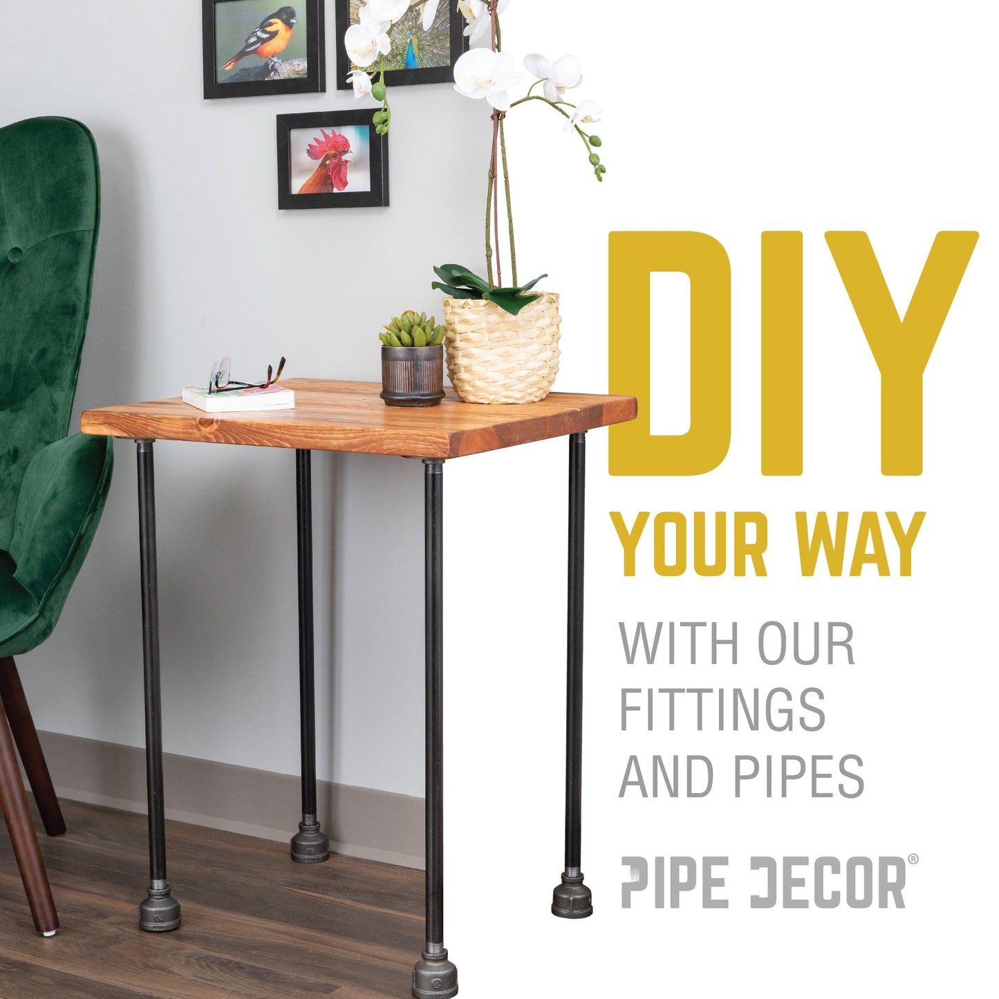 1 1/2 in. x 3/4 in. Black Reducing Coupling