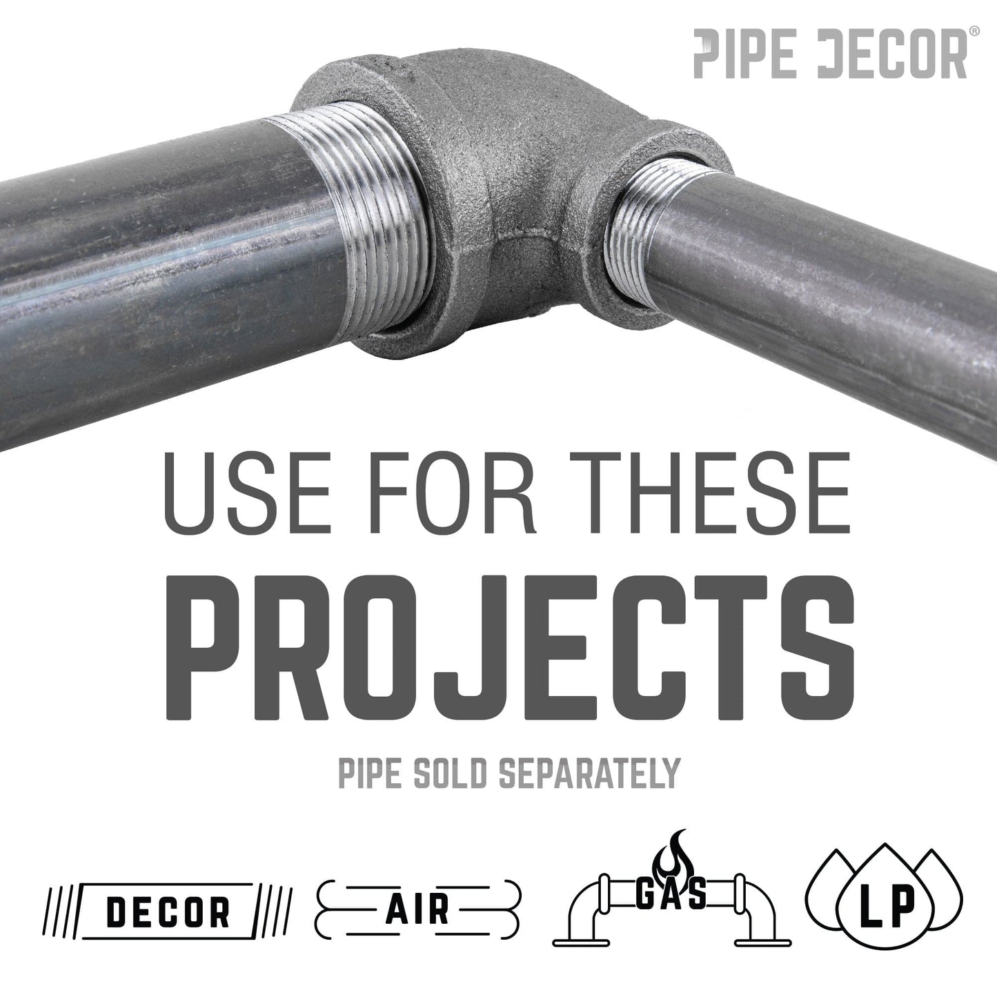 1 1/2 in. x 1 in. Black Reducing Elbow