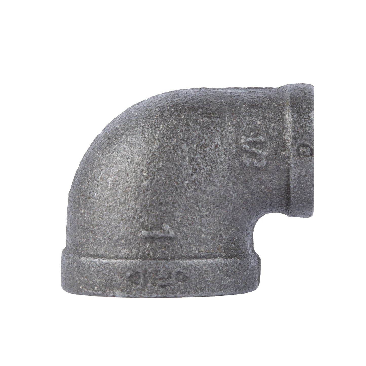 1 in. x 1/2 in. Black Reducing Elbow