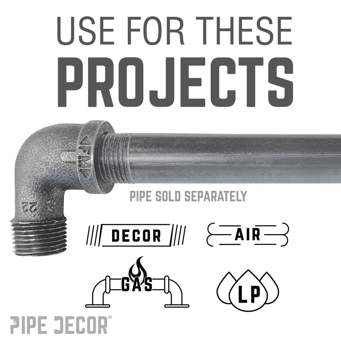 1/4 in. Black 90 Degree Street Elbow