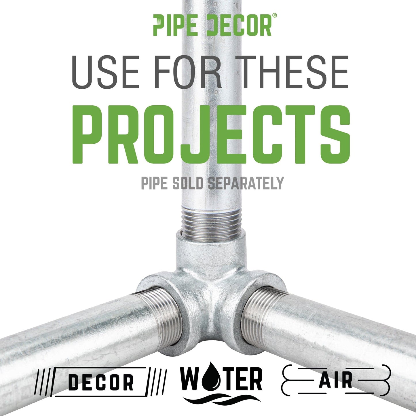 1/2 in. Galvanized Side Outlet Elbow