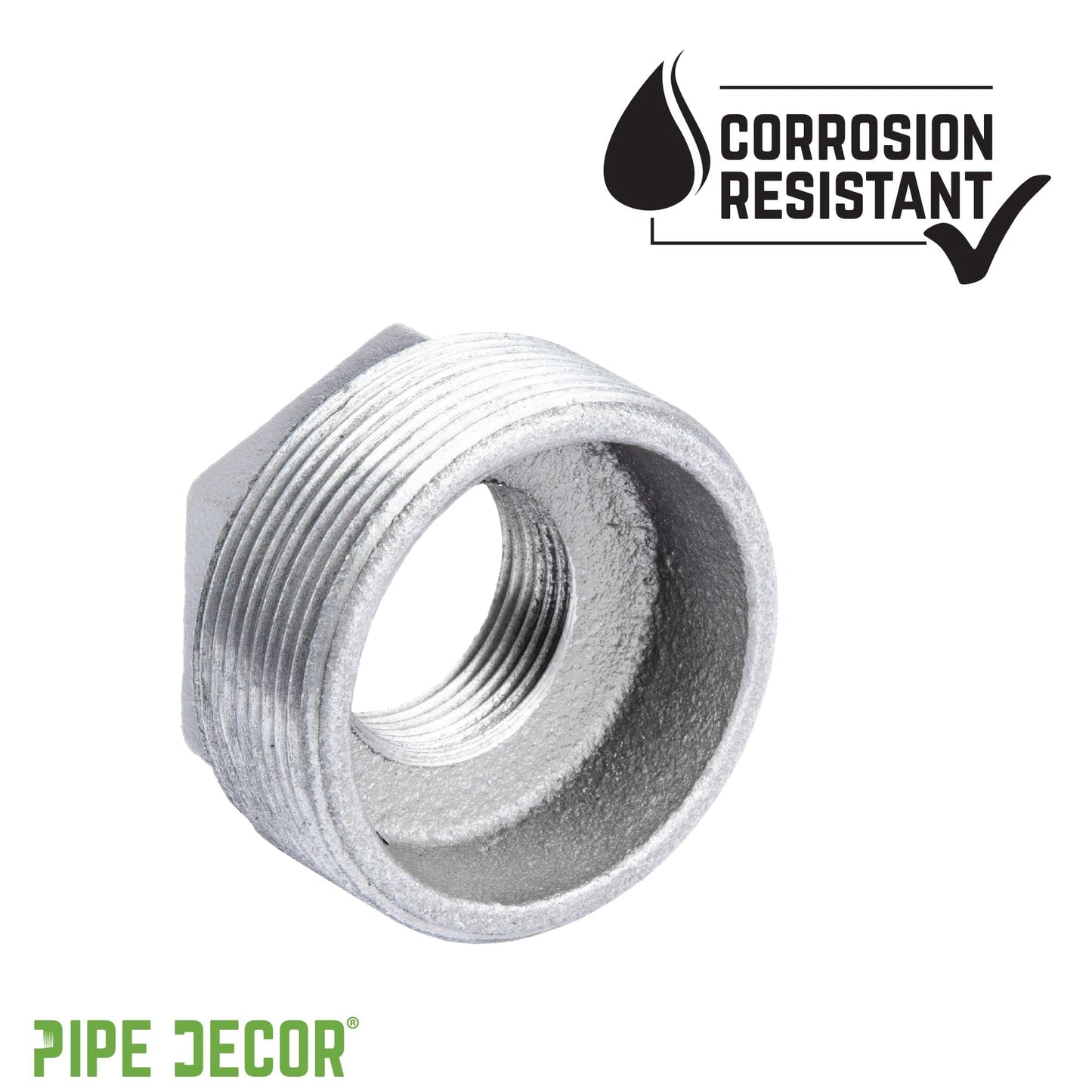 1 1/4 in. x 1/2 in. Galvanized Iron Bushing