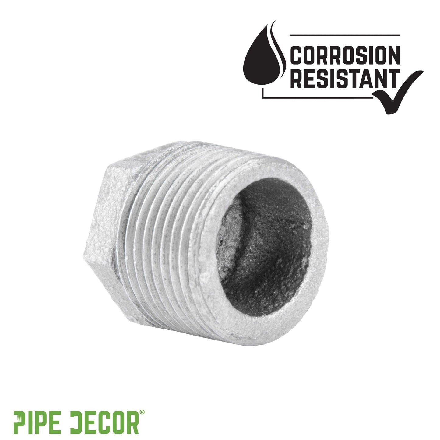 1 in. x 3/8 in. Galvanized Iron Bushing