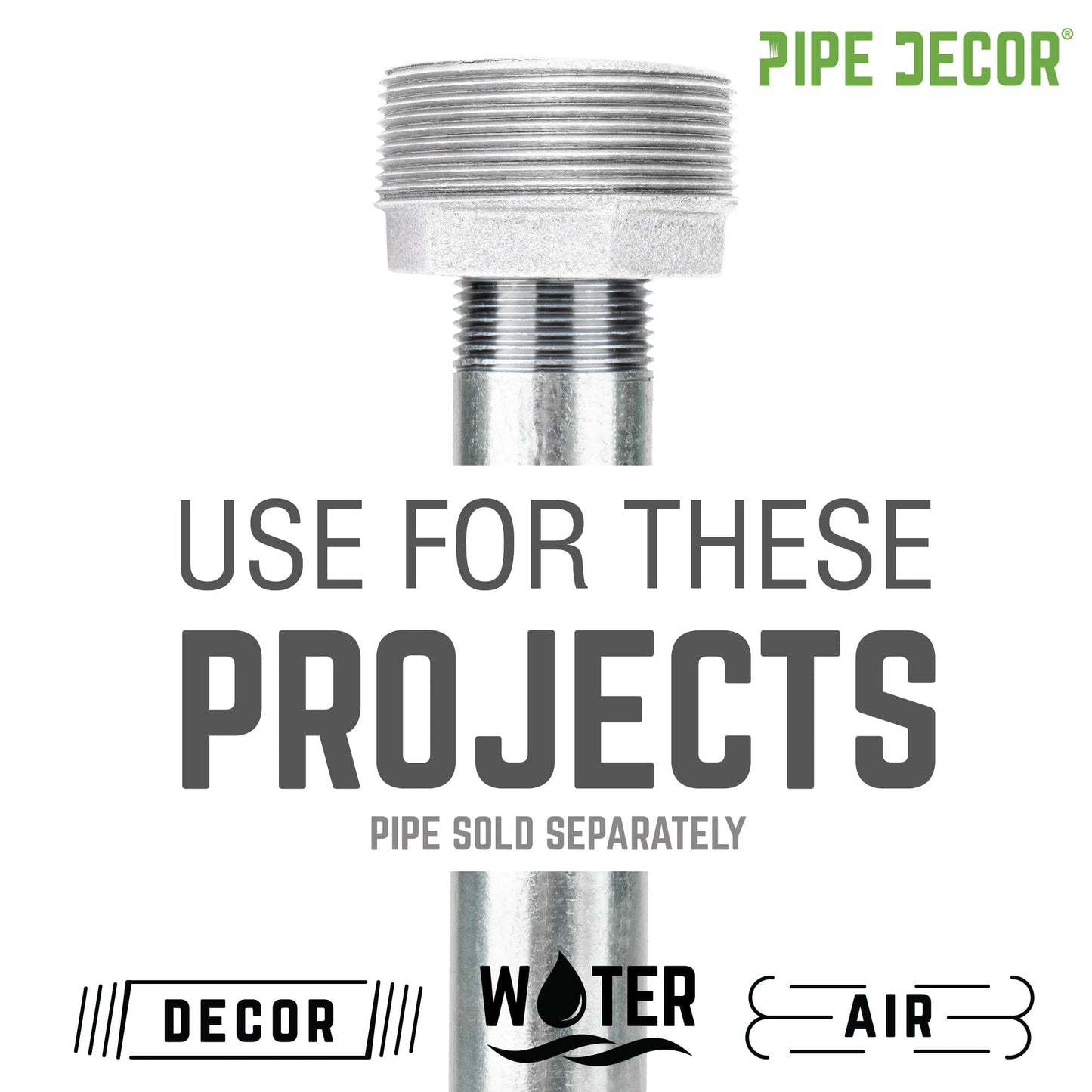 2 in. x 1/2 in. Galvanized Iron Bushing