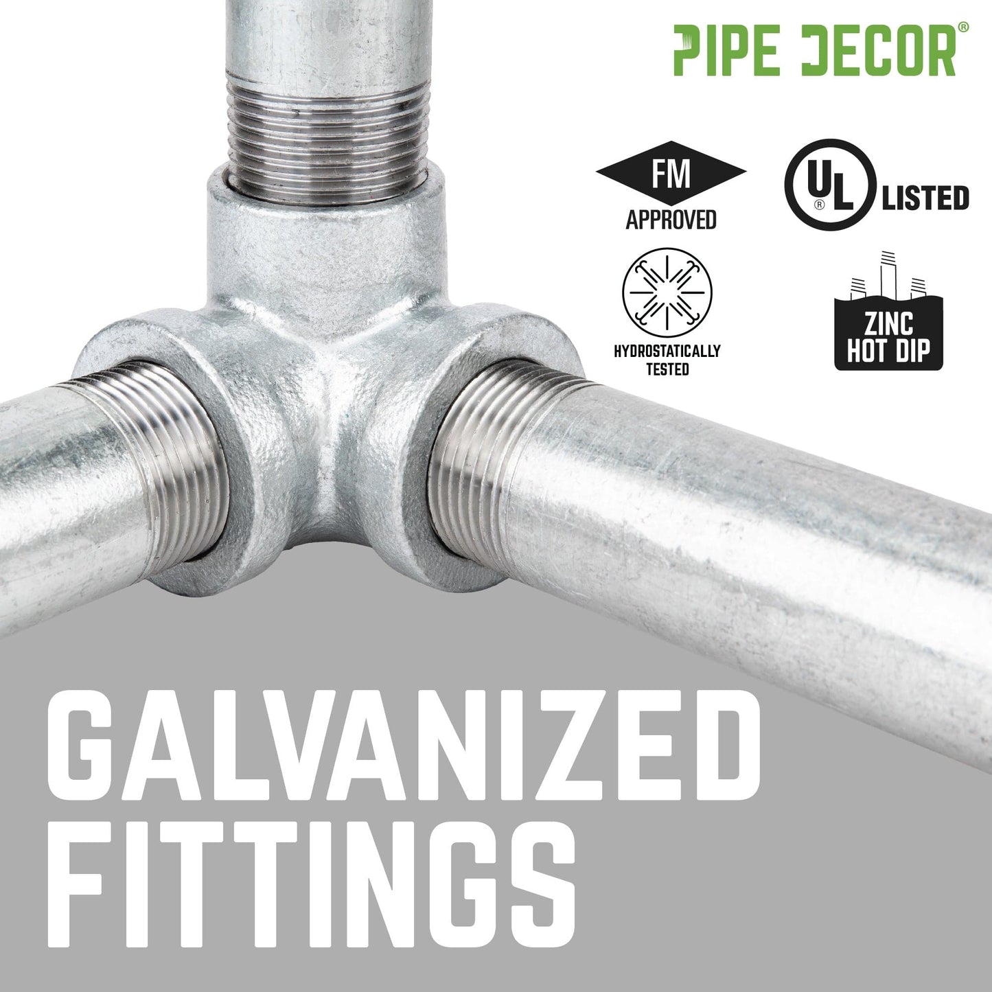 2 in. Galvanized Iron Compression Coupling