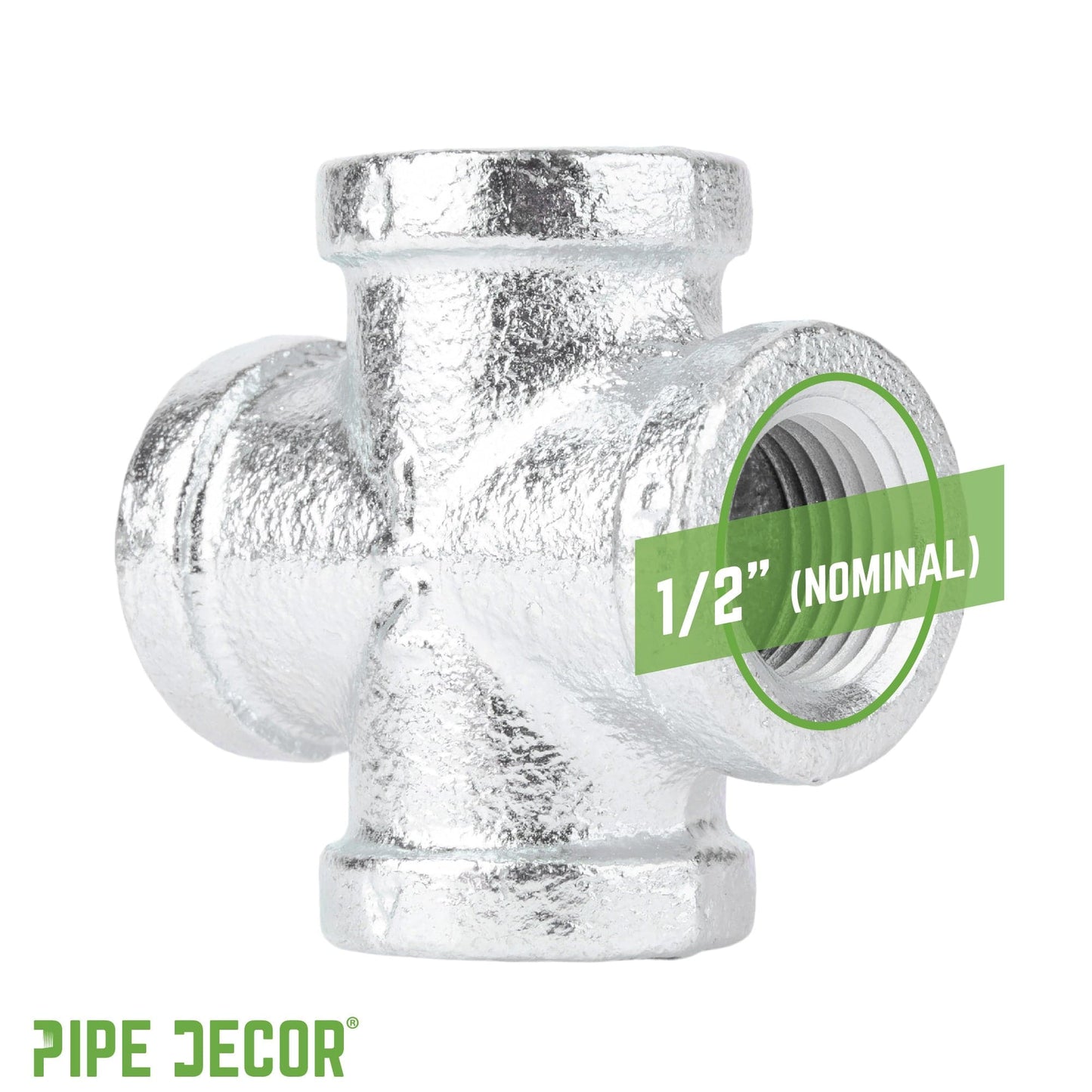 1/2 in. Galvanized Iron Cross