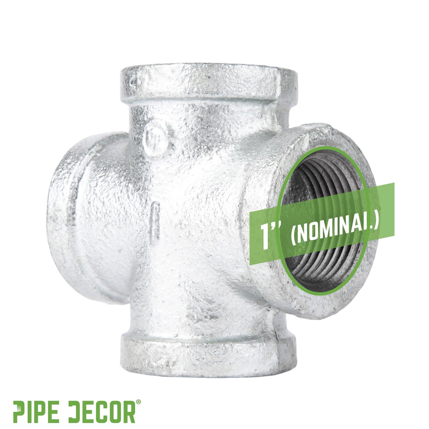 1 in. Galvanized Iron Cross