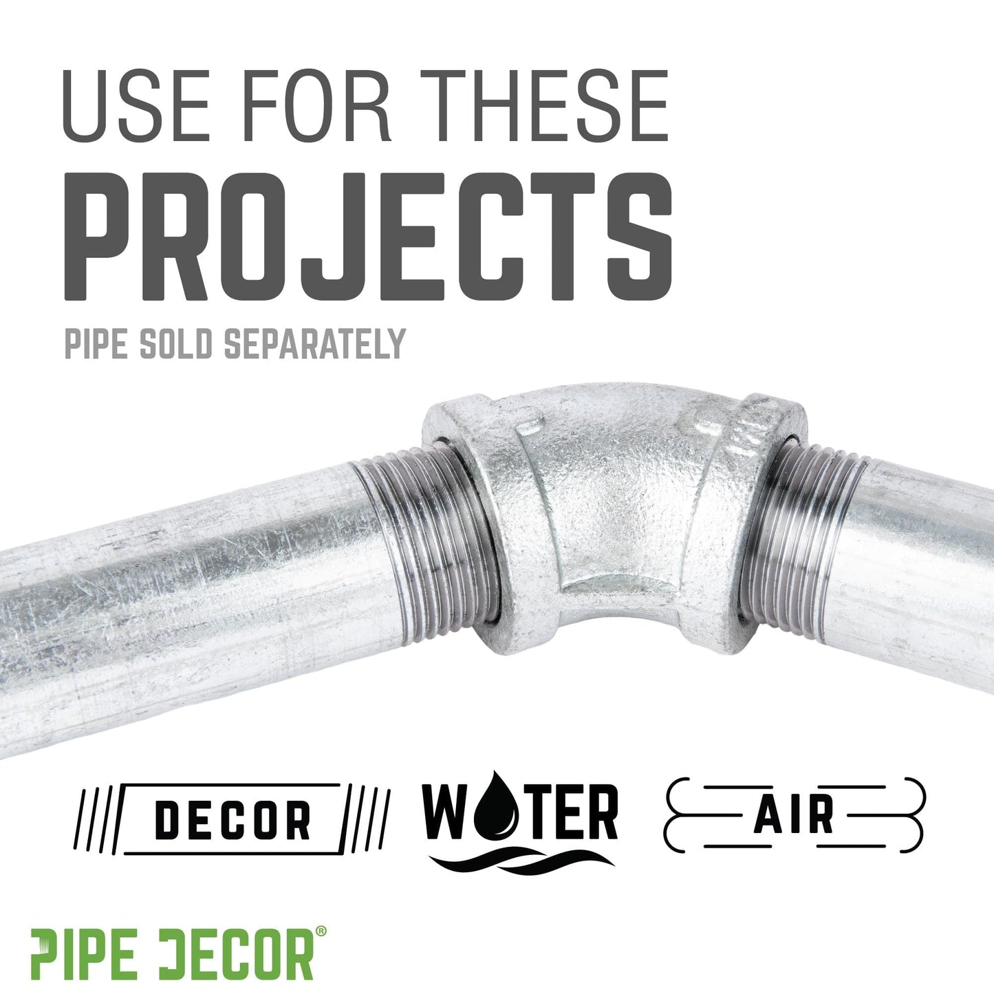 1/4 in.  Galvanized Iron 45 Degree Elbow