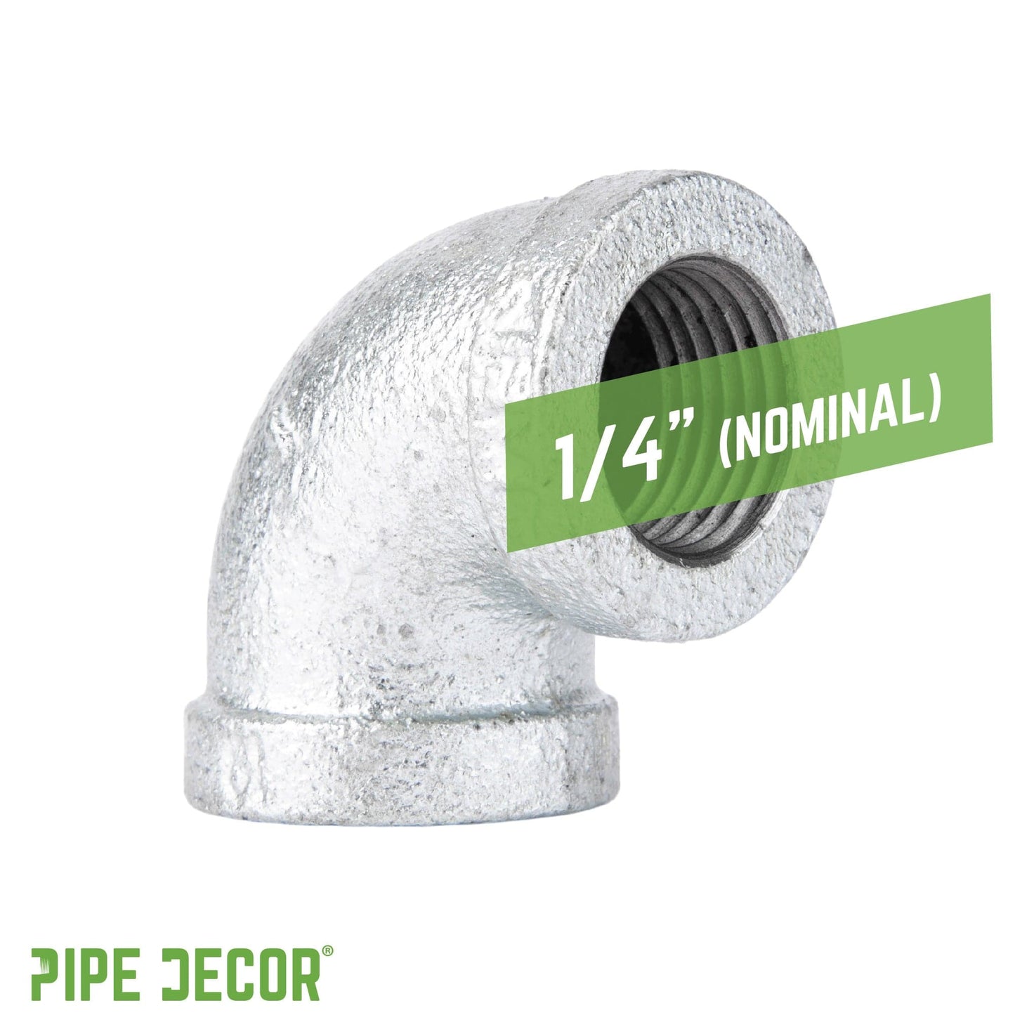 1/4 in. Galvanized Iron 90 Degree Elbow