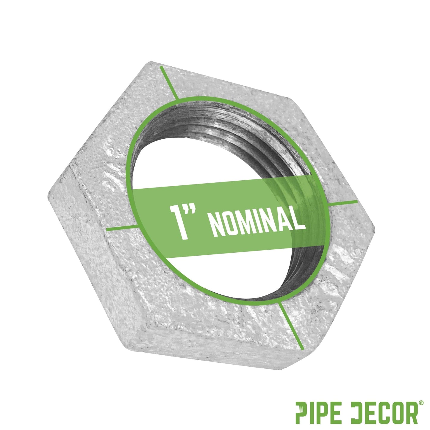 1 in. Galvanized Iron Locknut