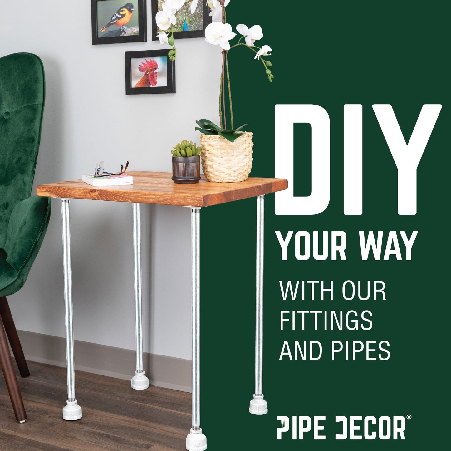 1/2 in. x 3/8 in. Galvanized Iron Reducing Coupling