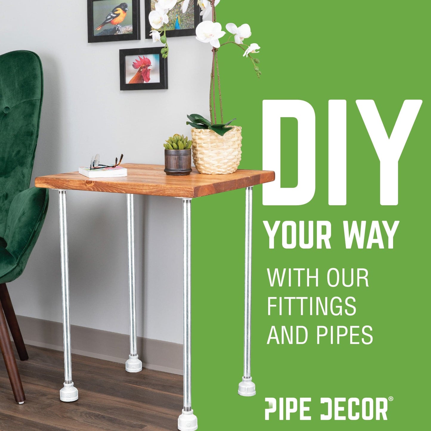 1/2 in. x 1/4 in. Galvanized Iron Reducing Elbow