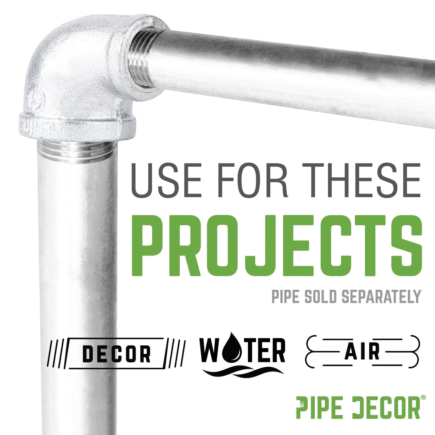 2 in. x 1 1/2 in. Galvanized Iron Reducing Elbow