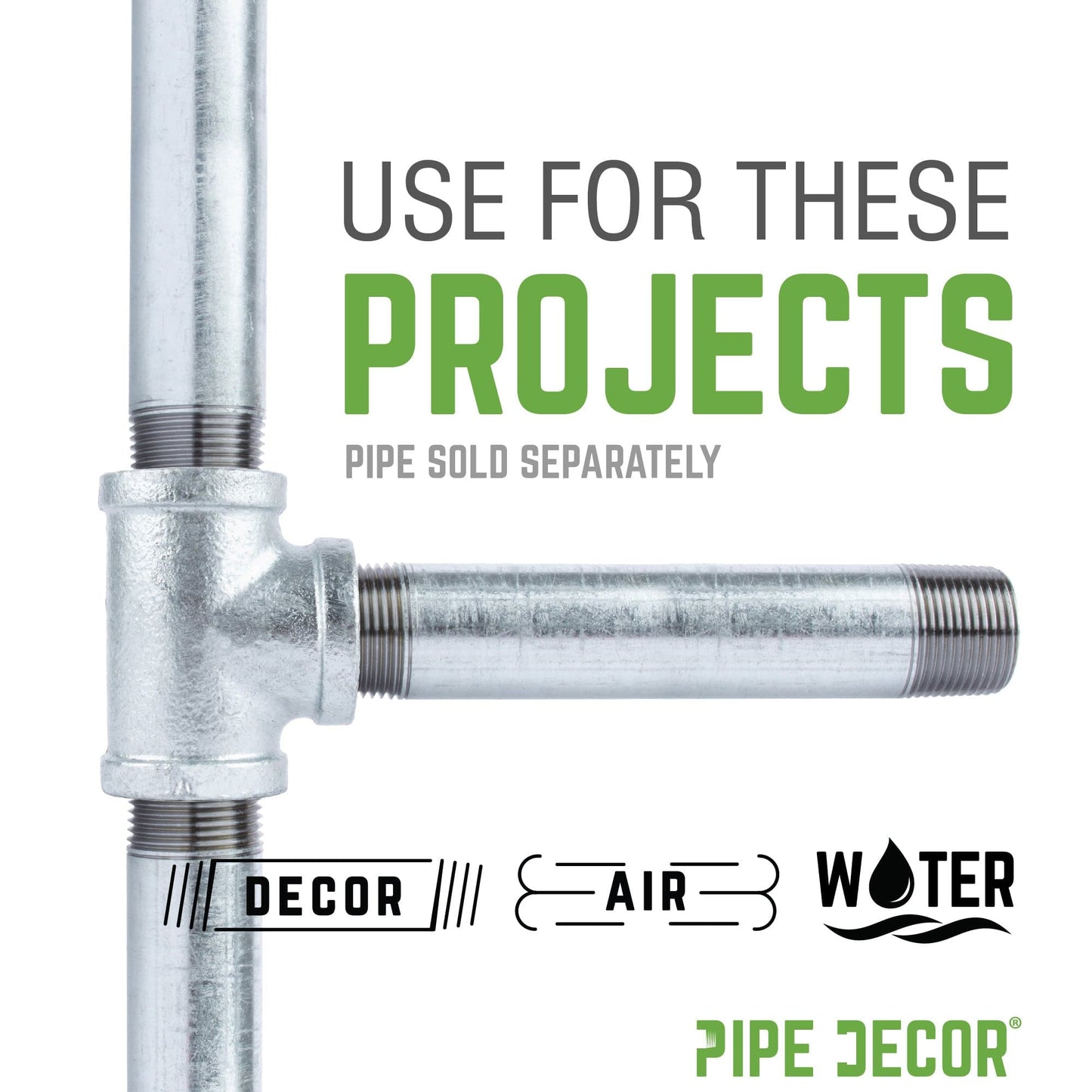 1/4 in. Galvanized Iron Tee