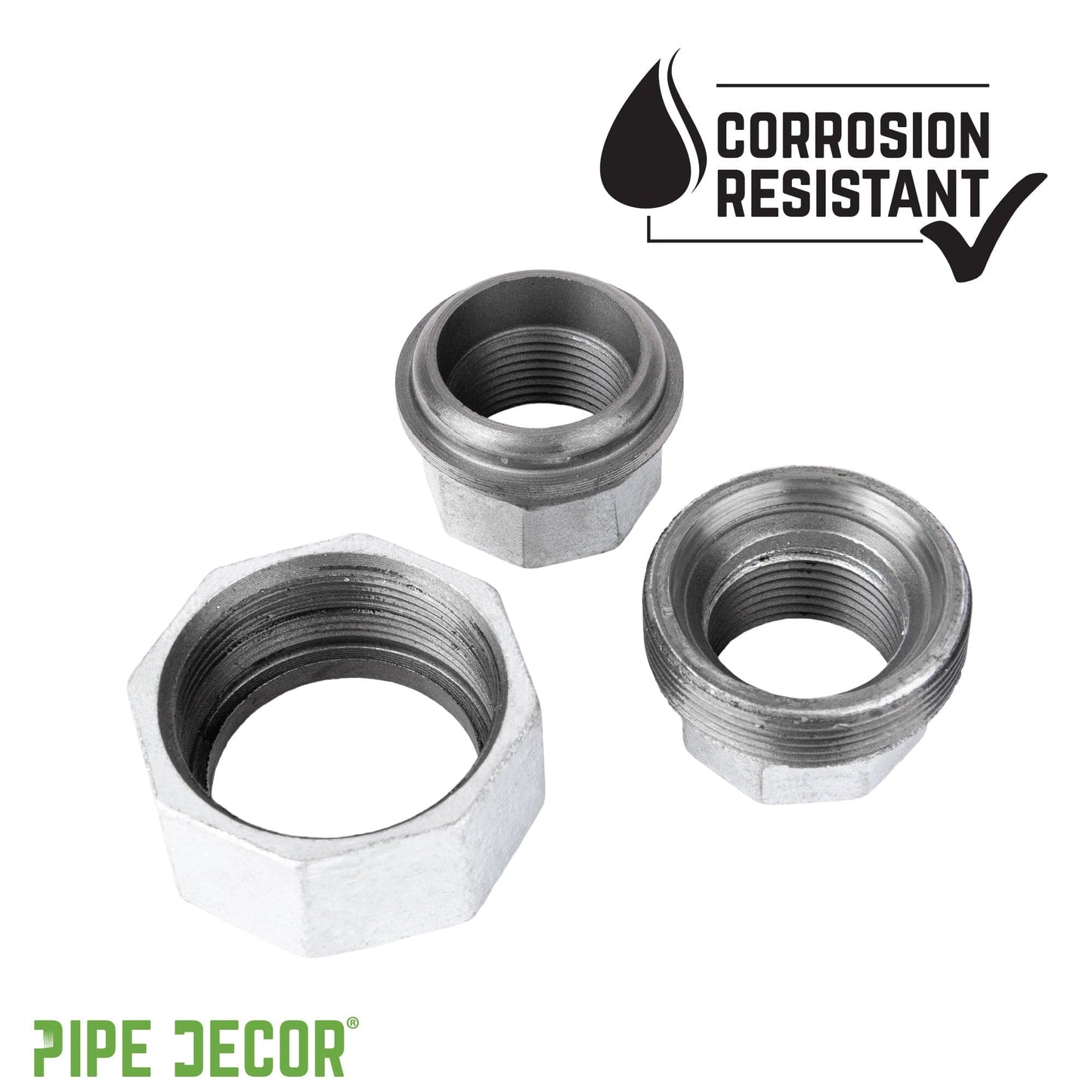 1 1/4 in. Galvanized Iron Union