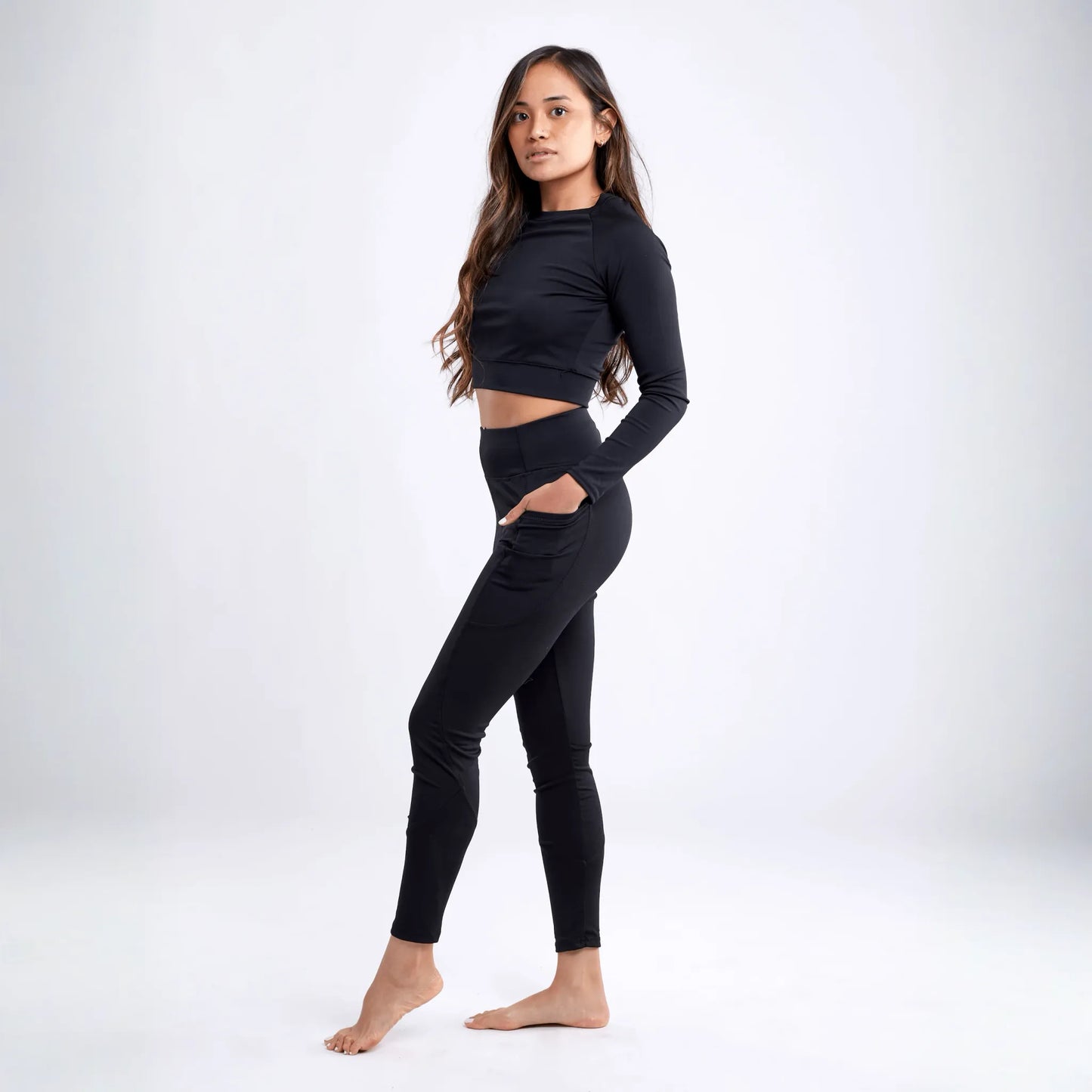 JupiterGear High-Waisted Classic Gym Leggings with Side Pockets