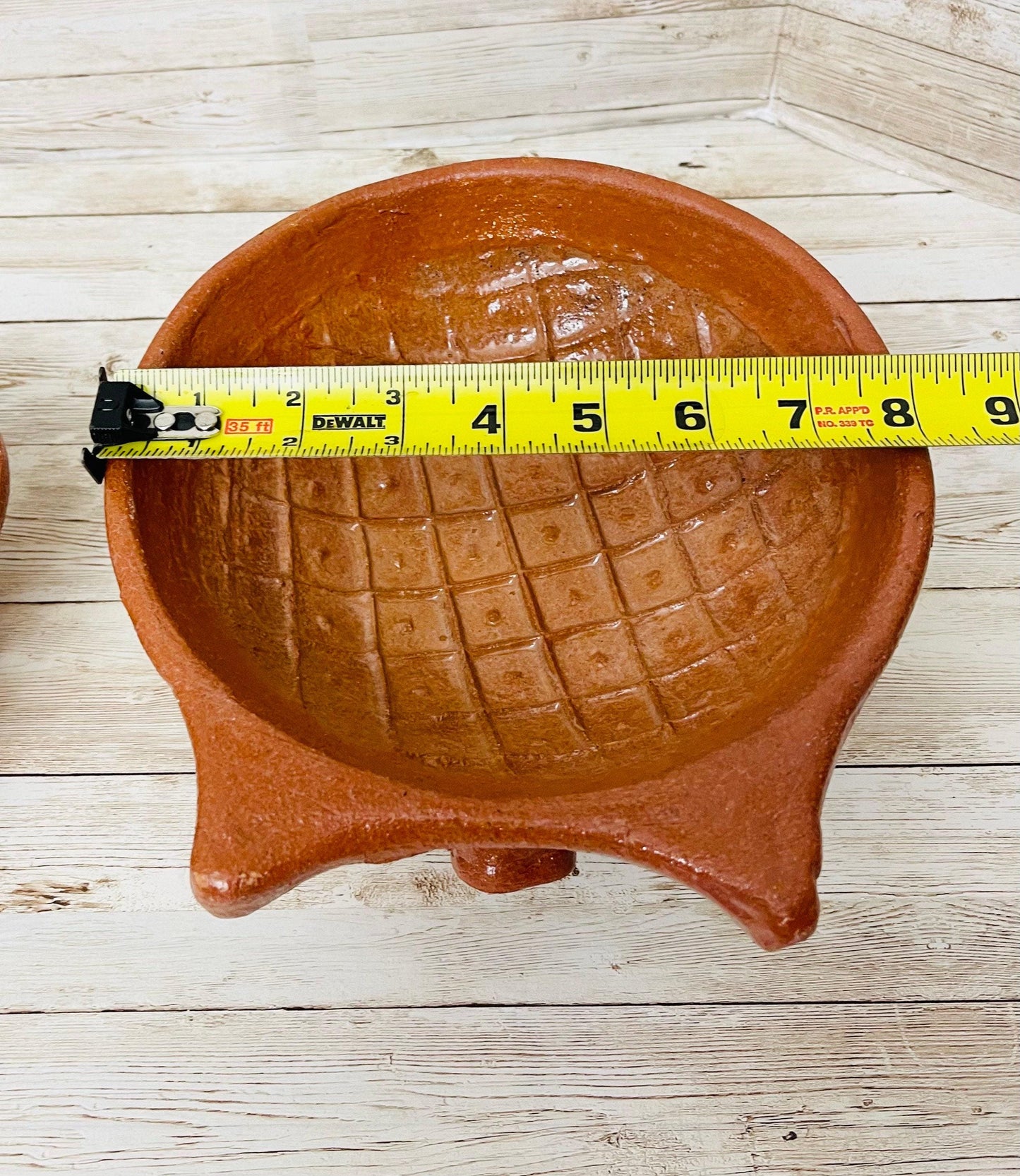 Authentic Mexican Pig Molcajete Molcajete Mexicano de Barro en Forna de Marranito