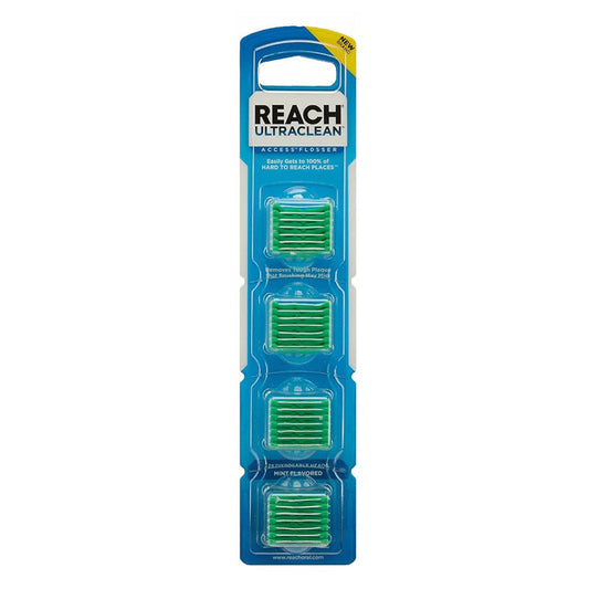 Reach UltraClean Access Flosser Refill Pack, Mint Flavor - 28 Count