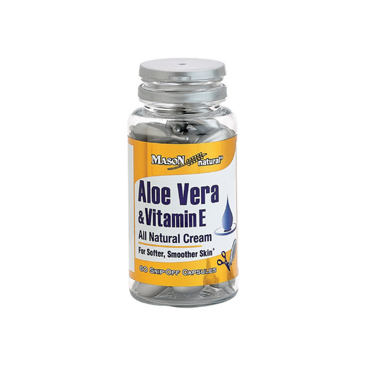 Mason Natural Aloe Vera & Vitamin E – 60 Snip-Off Capsules