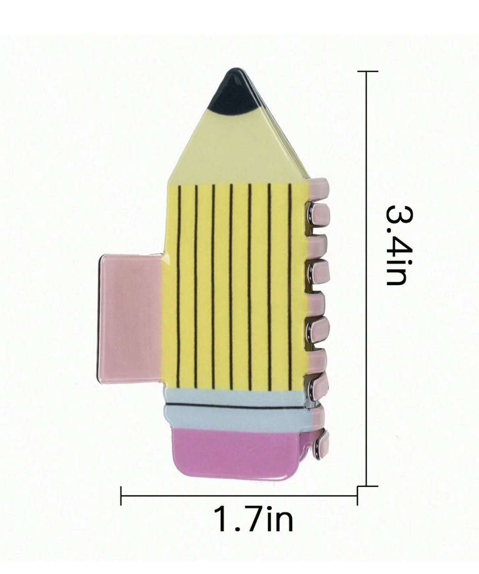 1 Pc Woman Original Design Innovative Pencil, Apple Hair Clips