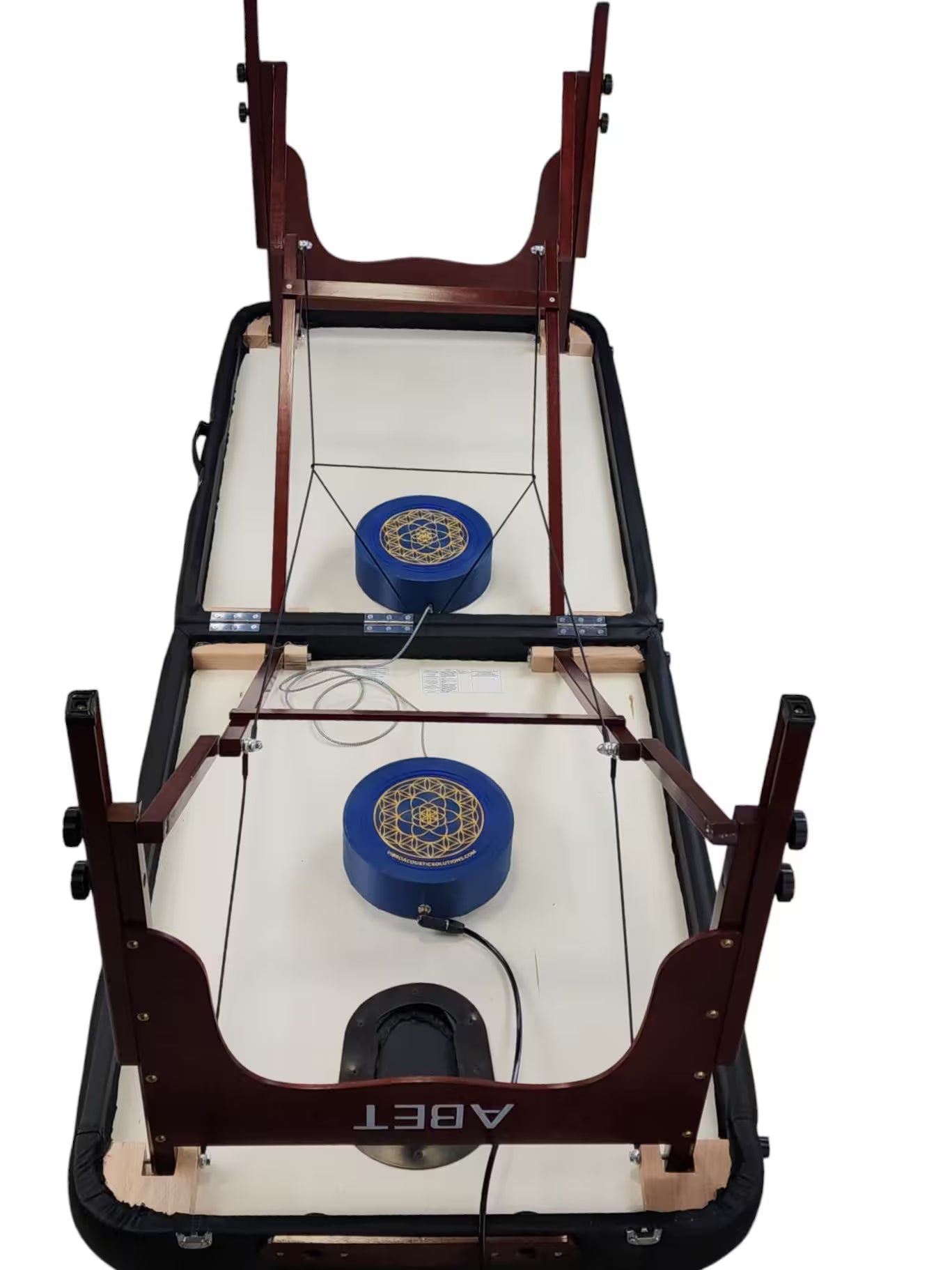 Vibroacoustic Therapy Massage Table Attachments with custom Amplifier Bundle