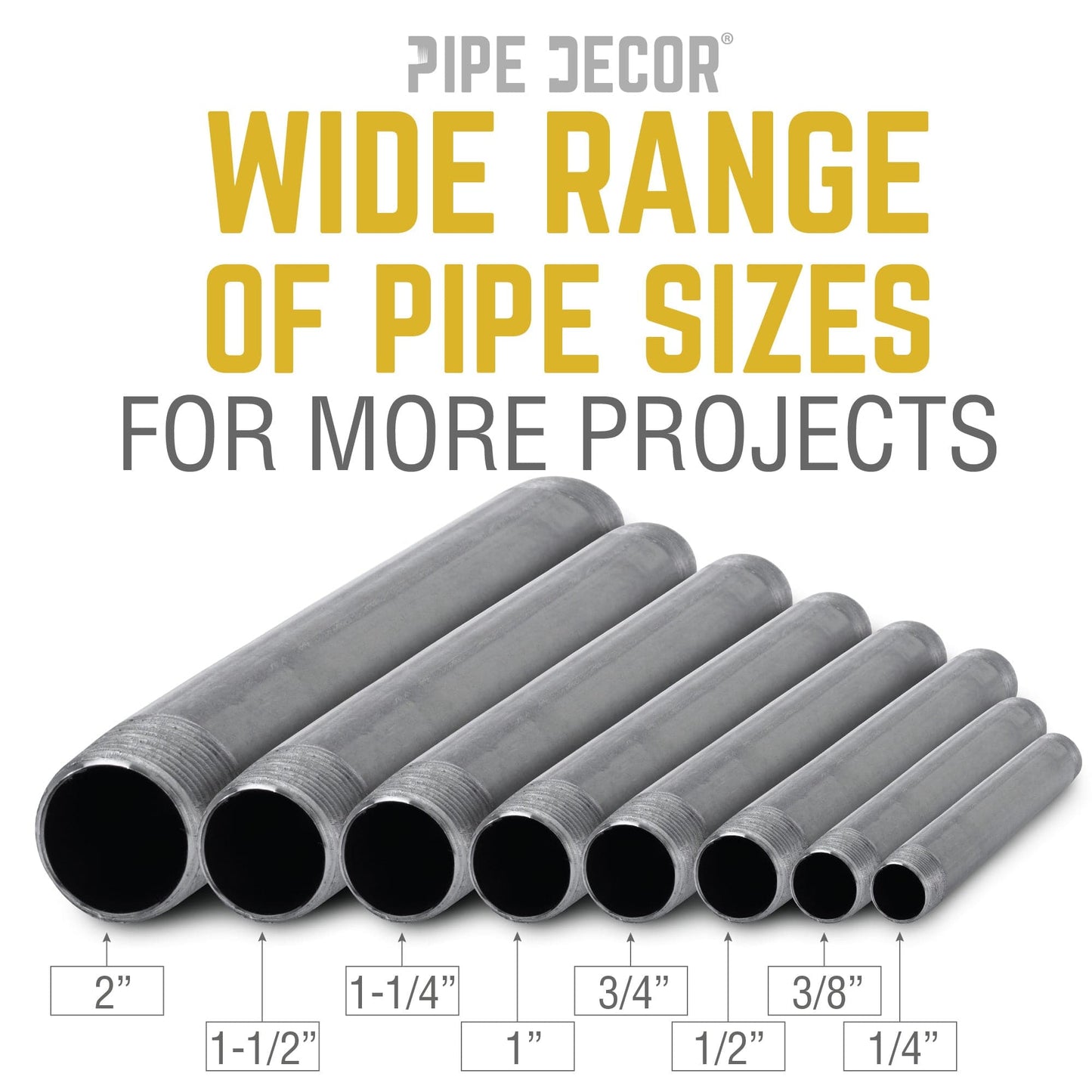 3/4 in. x 4 in. Black Pipe