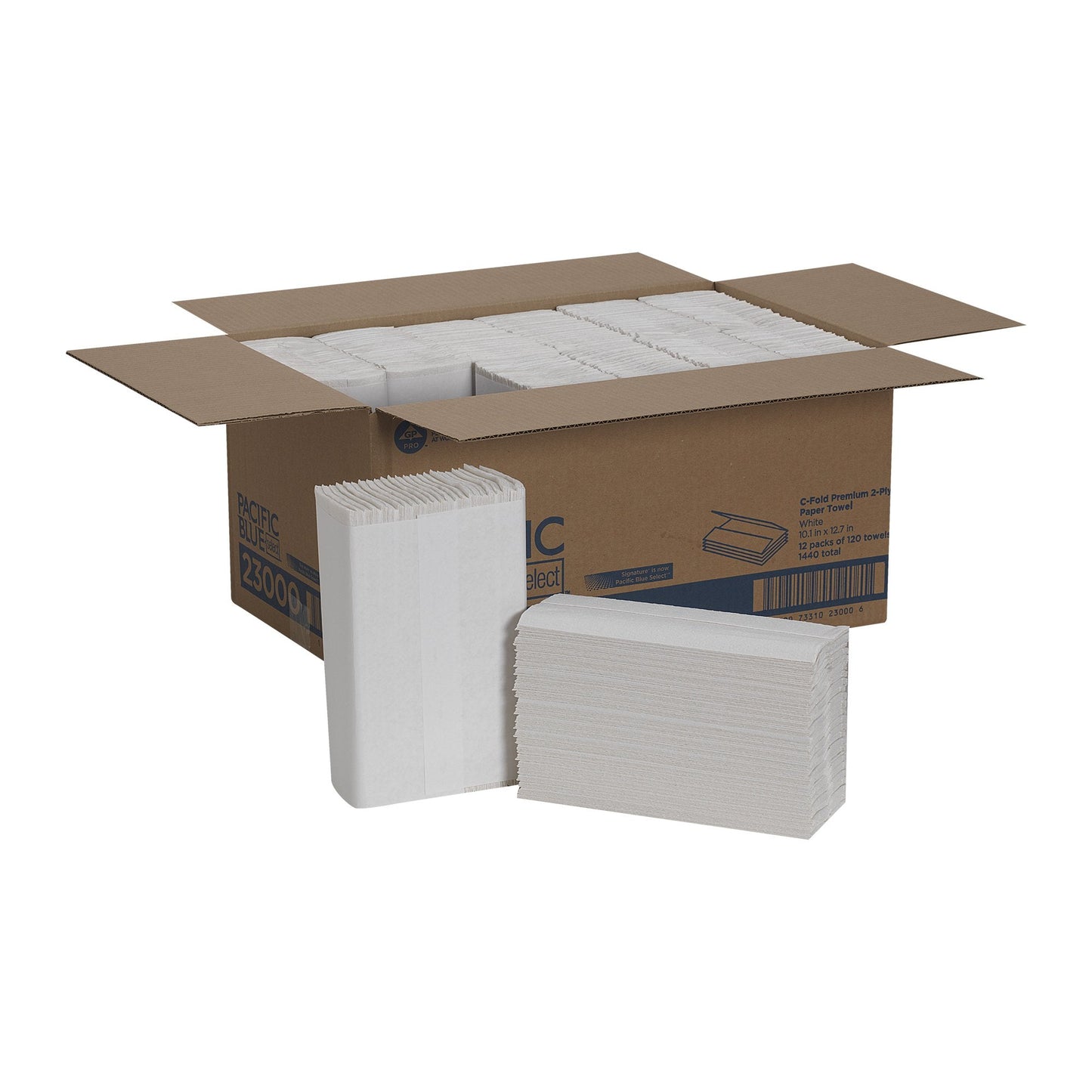 Pacific Blue Select™ Paper Towel, 13-1/5 x 10-1/10 Inch 23000