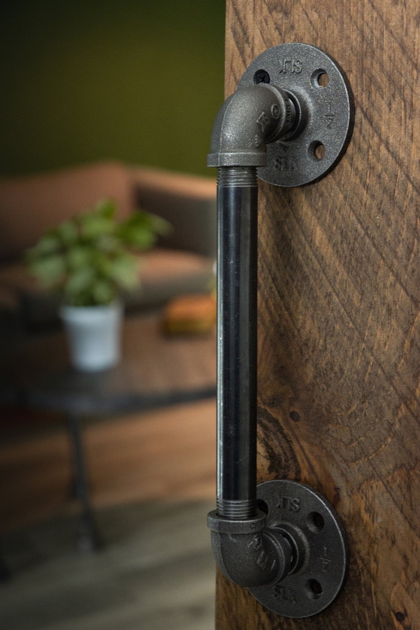 1/2 in. x 8 in. Barn Door Handle - 12.5 in. L
