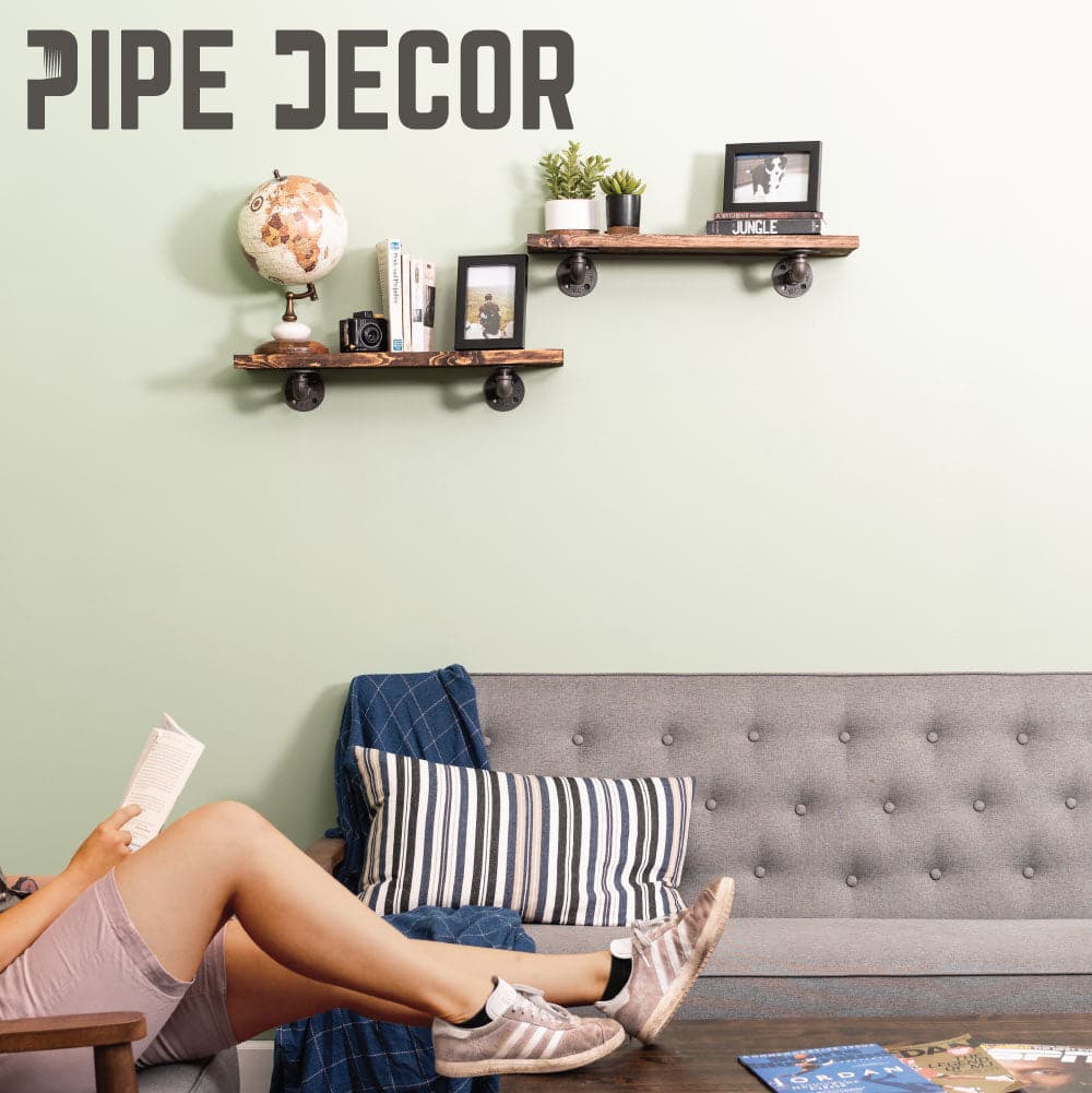 1/2 in. x 6 in. Double Flange Shelf Bracket, 4 Pack