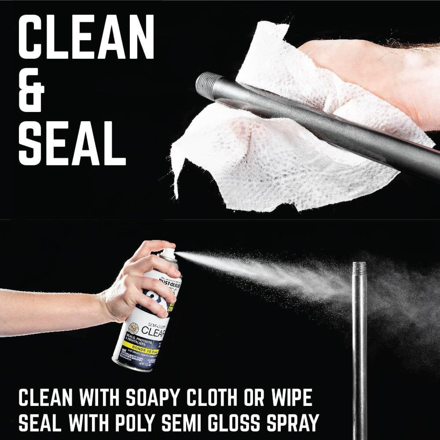 1 in. Heavy Duty H Round Flange Pipe Desk Legs - 2 Pack