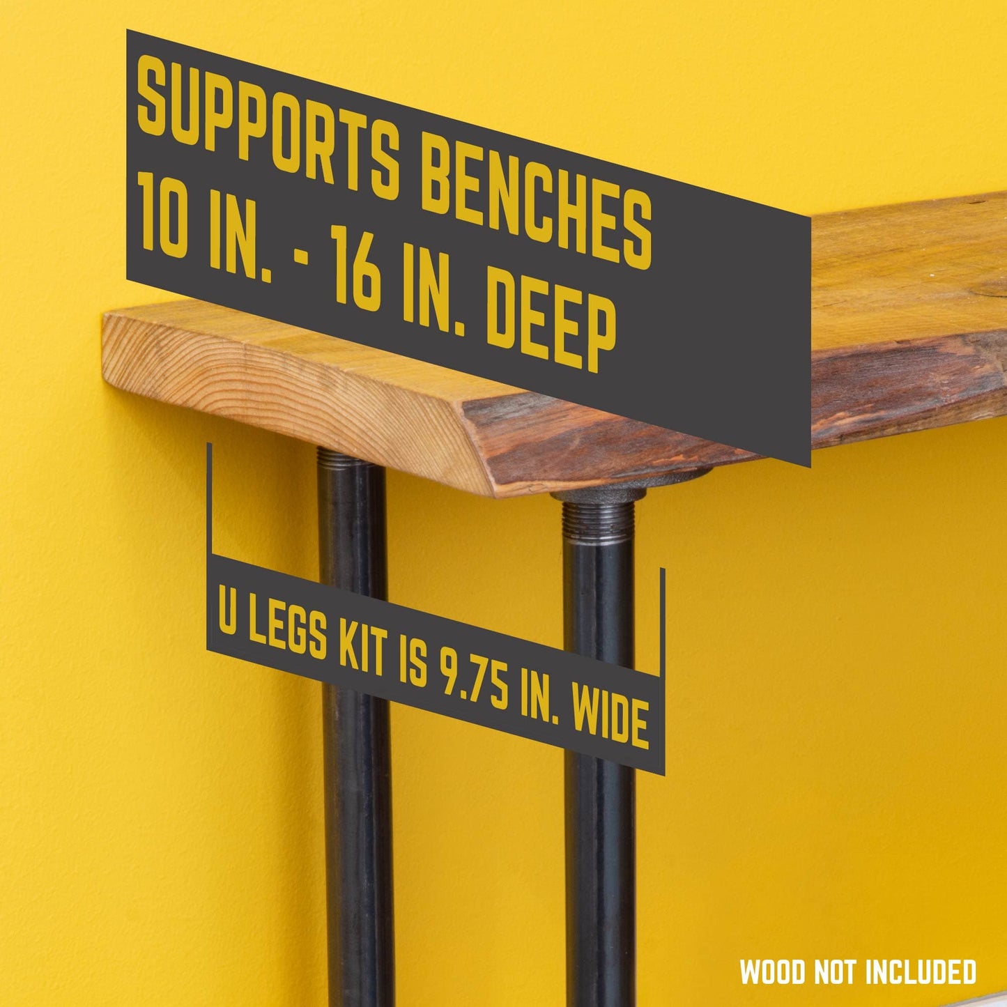 3/4 in. U Bench Leg Kit