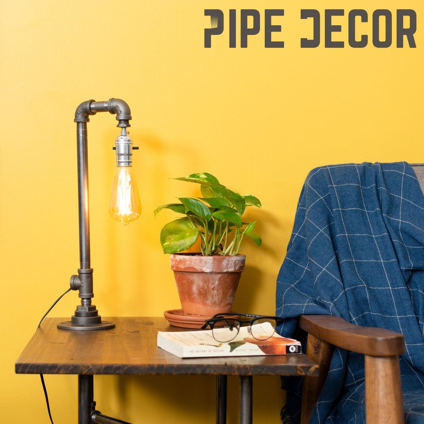 Reader Table Lamp By PIPE DECOR