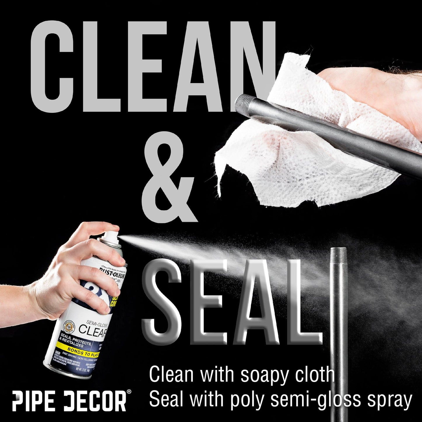 115 in. Wall Mounted Clothing Rack, Triple