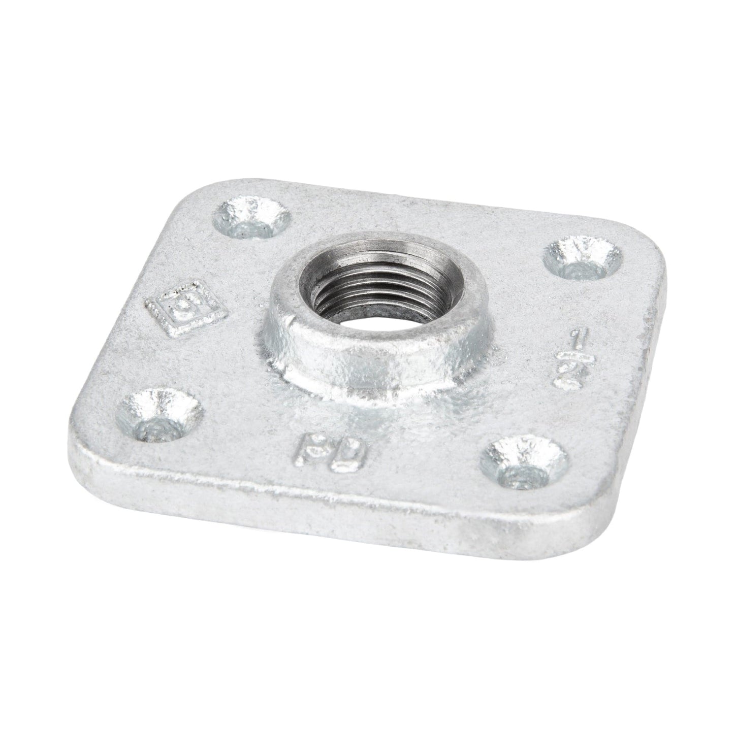 1/2 in. Galvanized Square Floor Flange