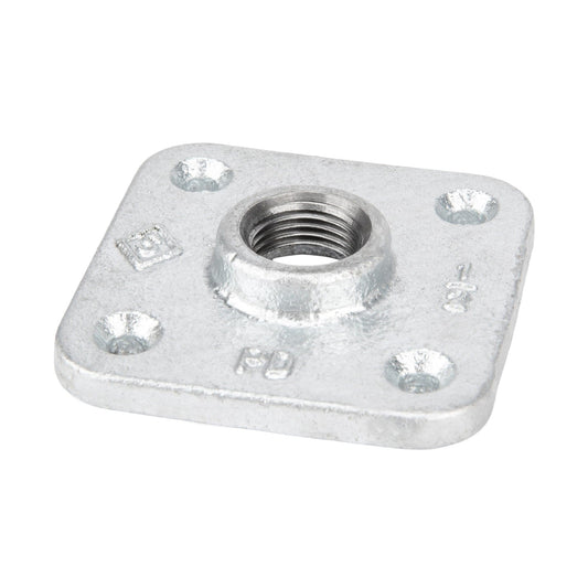 1/2 in. Galvanized Square Floor Flange