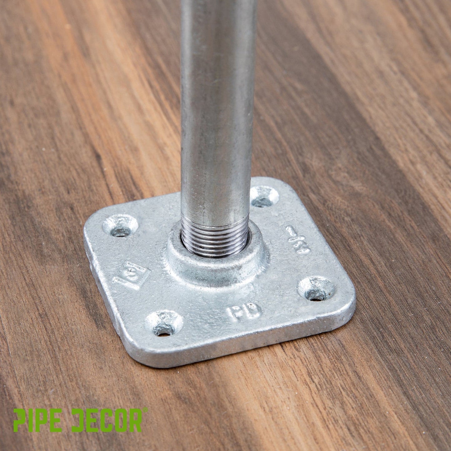 1/2 in. Galvanized Square Floor Flange