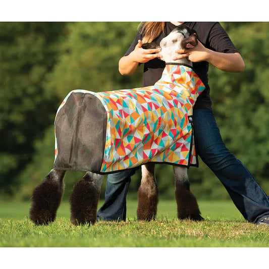 MEDIUM Nylon Sheep Blanket, Mesh Butt - Kaleidoscope