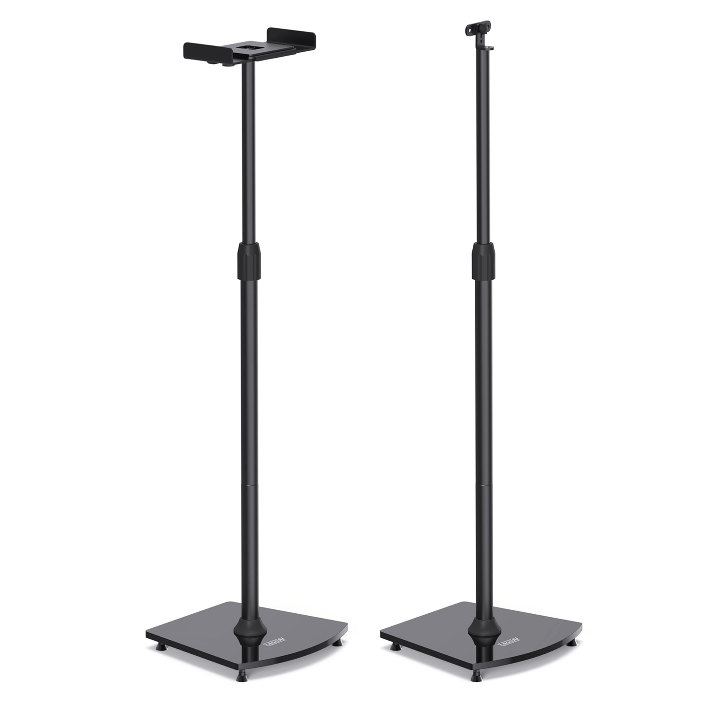 ErgoAV 1-Pair Adjustable Height Bookshelf Speaker Stands
