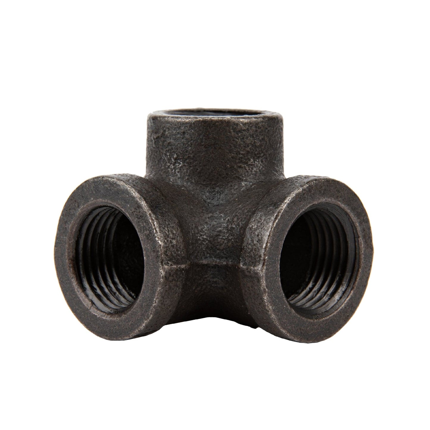 1/2 in.  Prefinished Matte Black Side Outlet Elbow