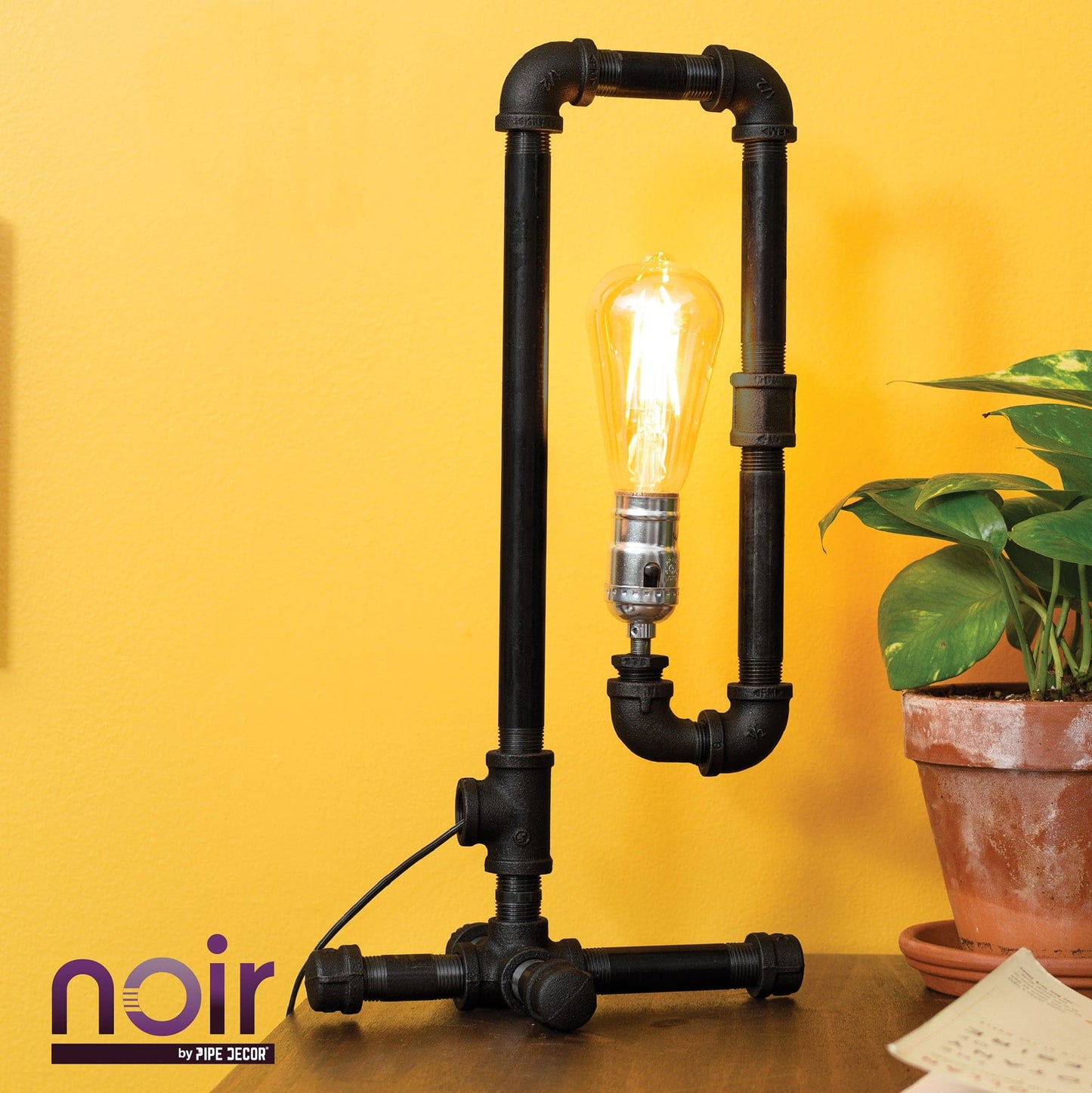 1/2 in. Prefinished Matte Black Plug