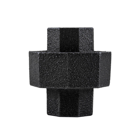 1/2 in. Prefinished Matte Black Union