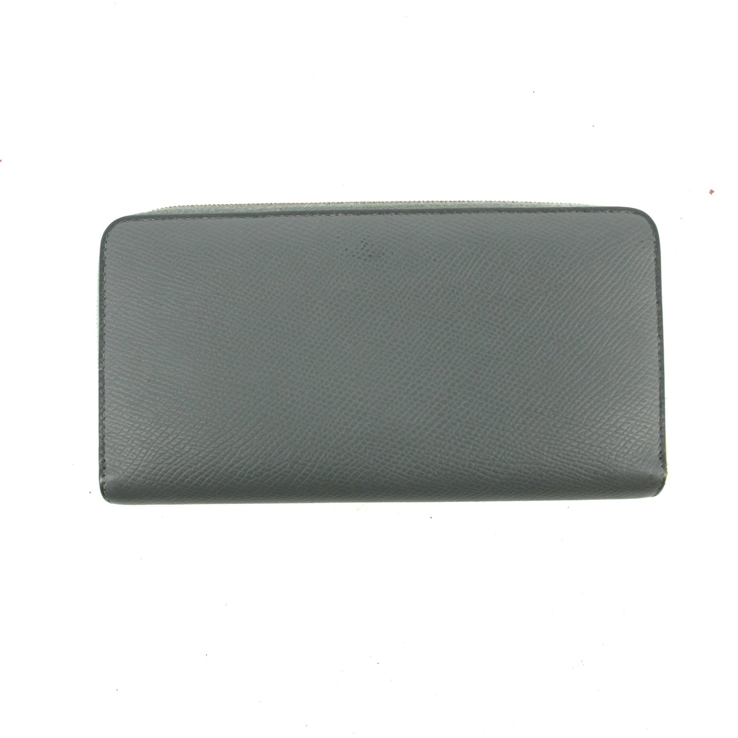 Celine Grey Leather Zippy Long Wallet #3821