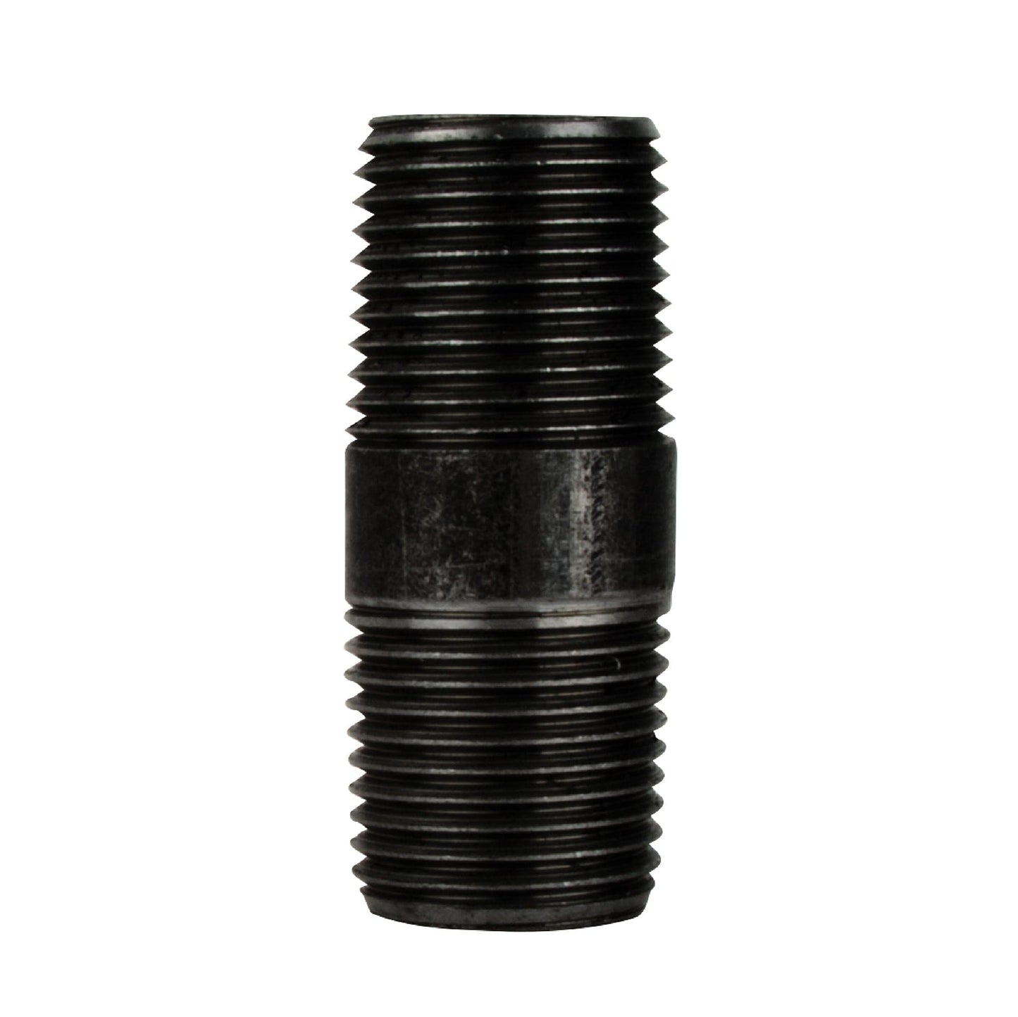 1/2 in. x 2 in. Prefinished Matte Black Pipe