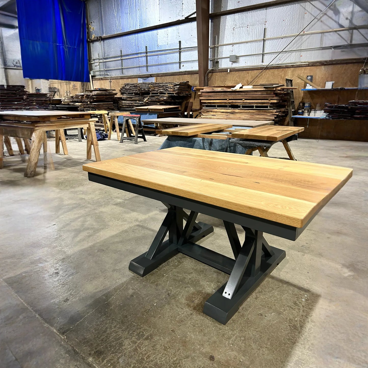 Fancy Trestle X Dining Table