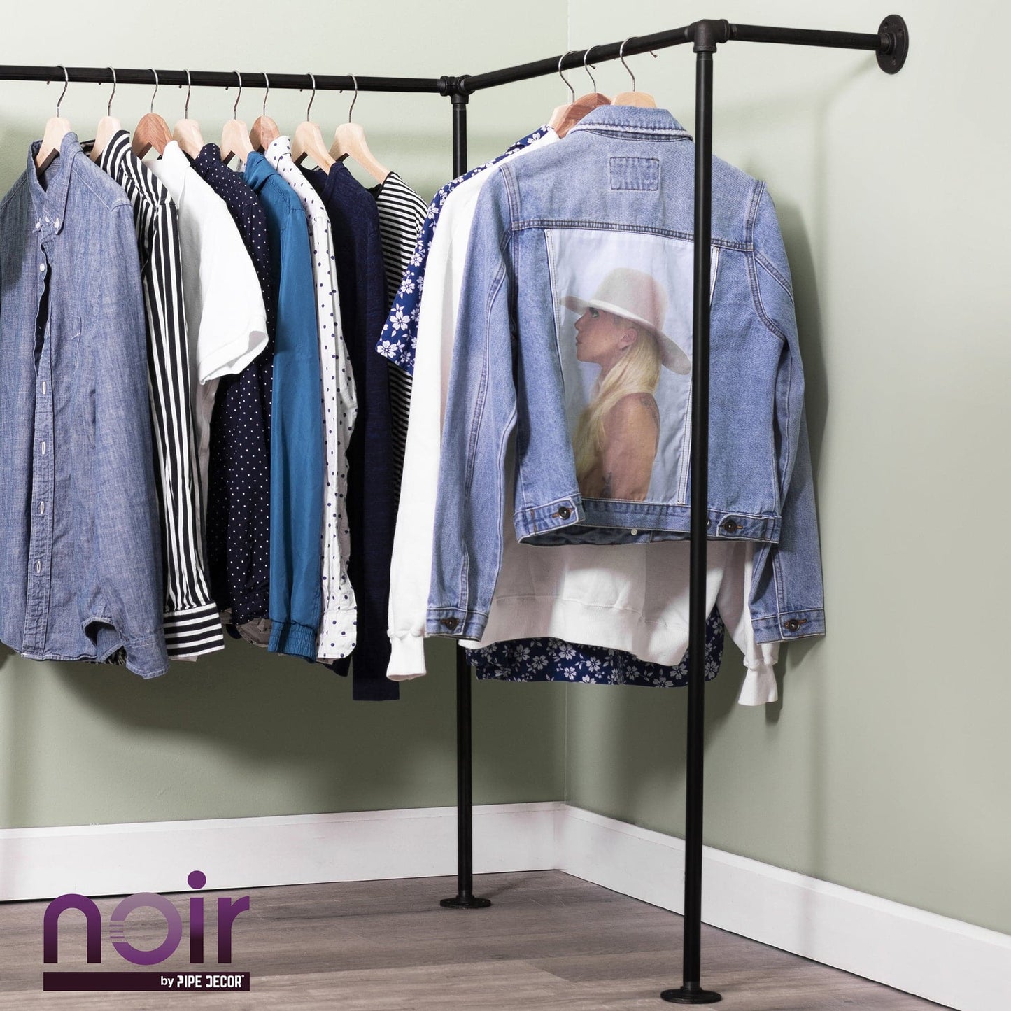 1/2 in. x 30 in. Prefinished Matte Black Pipe